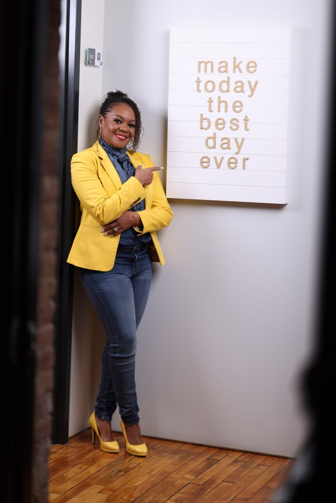 Full body profile picture to welcome contact for services.